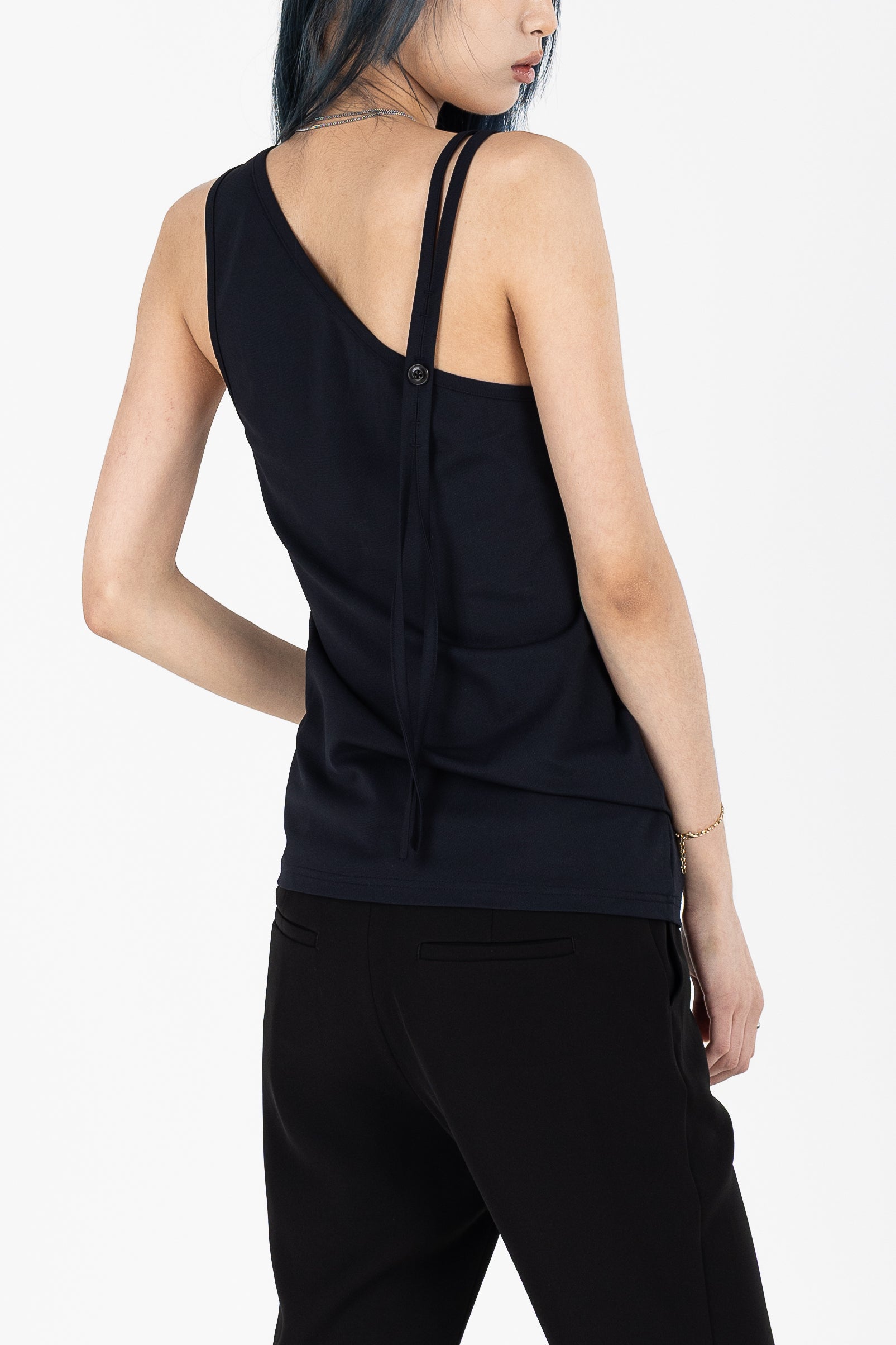Asymmetric Twisted Tank Top